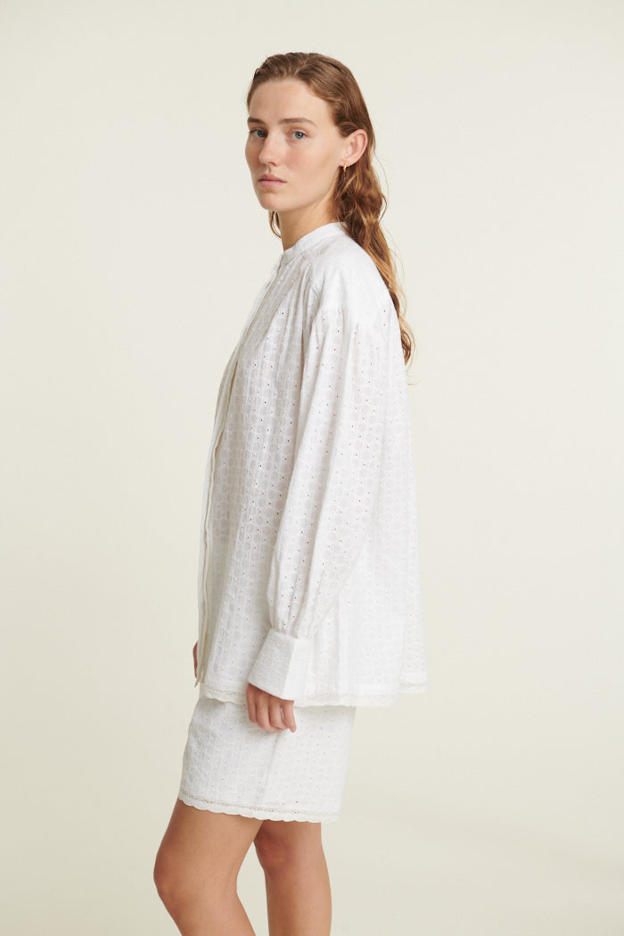 Basic Apparel Adie Shirt Skjorter 423 Bright White