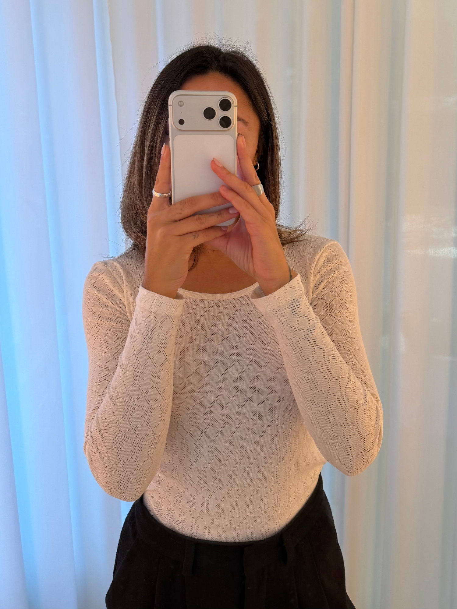 Basic Apparel Ana T-shirt T-shirts 600 White Swan