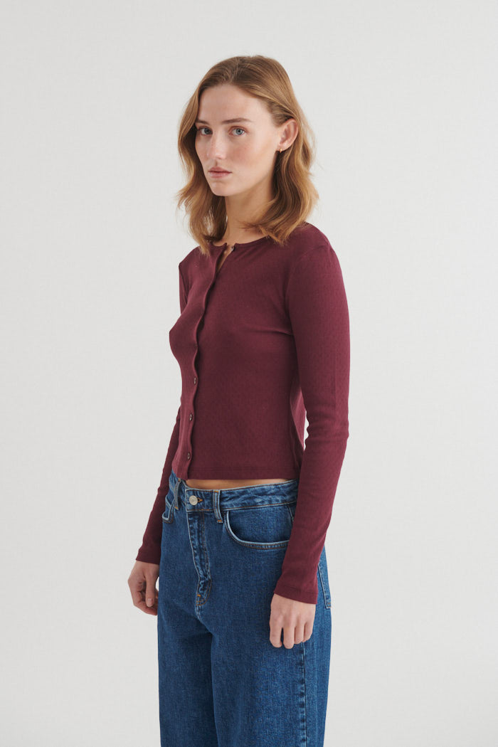 Basic Apparel Arense Cardigan Cardigans 475 Port Royale