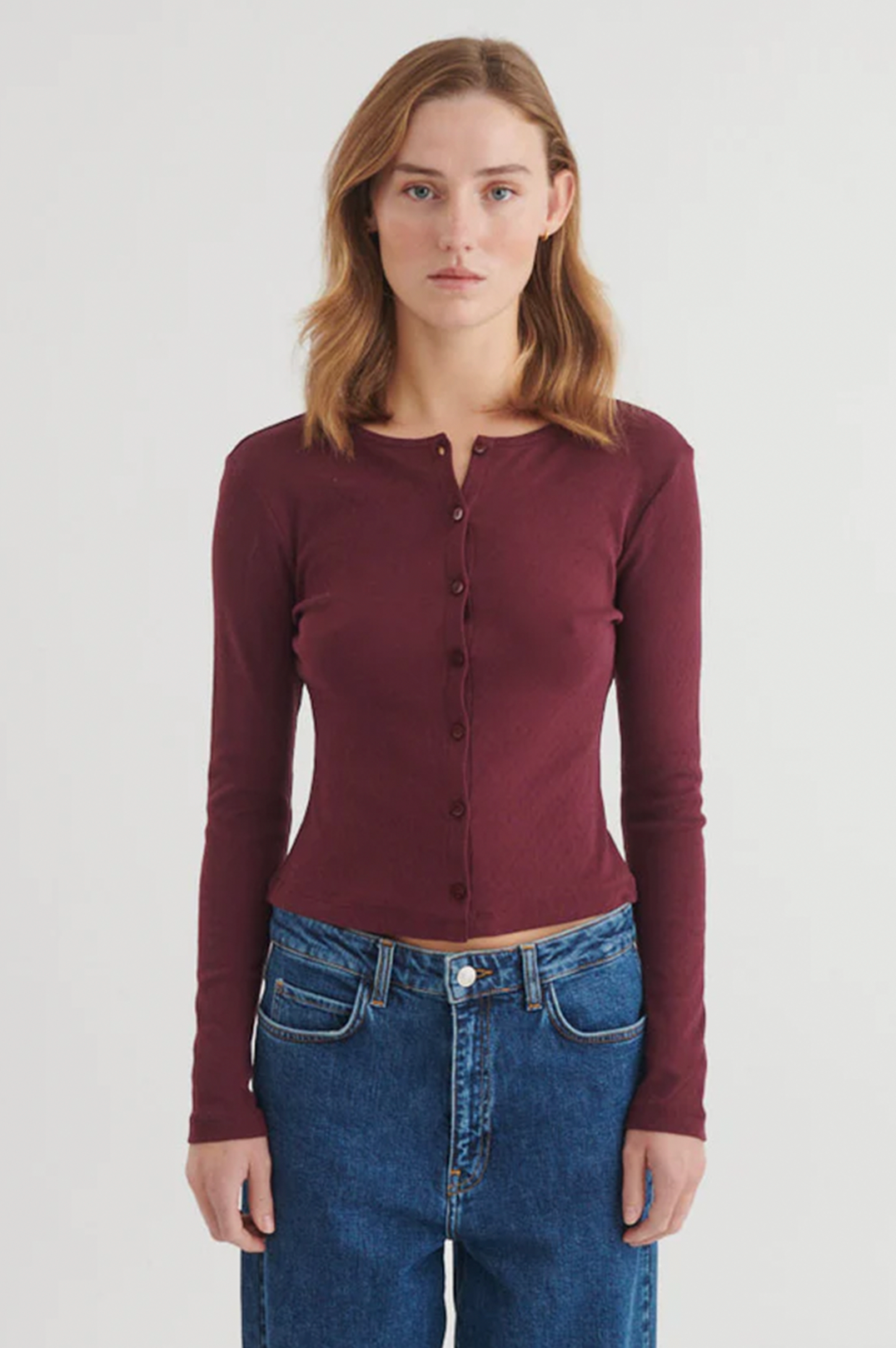 Basic Apparel Arense Cardigan Cardigans 475 Port Royale