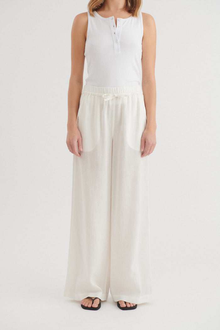 Basic Apparel Carina Pants Bukser 423 Bright White