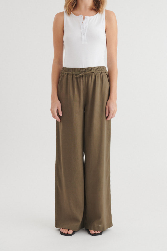 Basic Apparel Carina Pants Bukser 889 Sea turtle