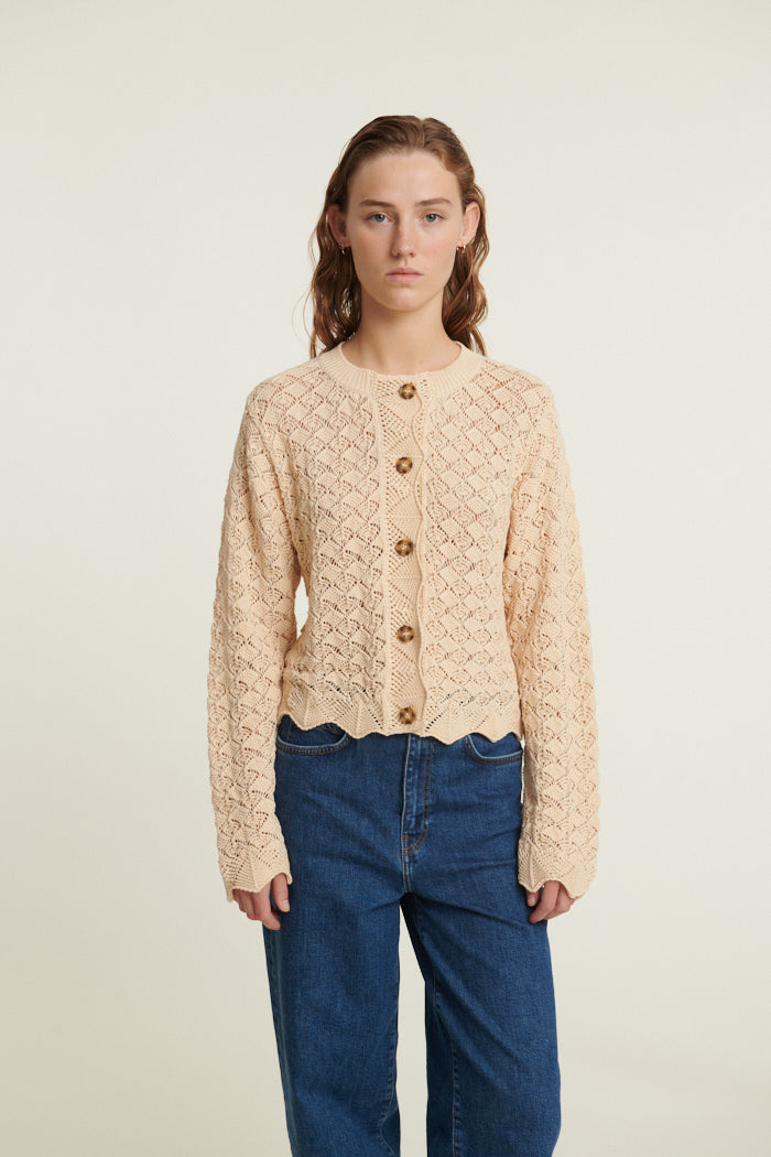 Basic Apparel Dania Cardigan Cardigans 183 Birch