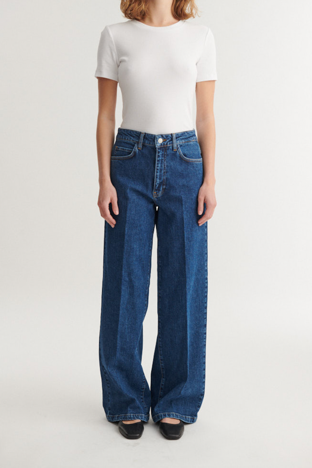 Basic Apparel Enya Jeans Jeans 103 Mid Blue