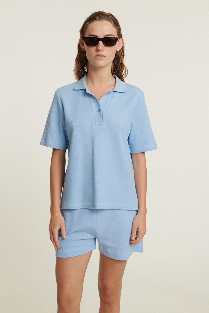 Basic Apparel Ima Polo T-shirts 772 Frozen fjord