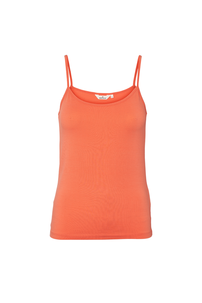 Basic Apparel Jo Strap Top Toppe 349 Tomato