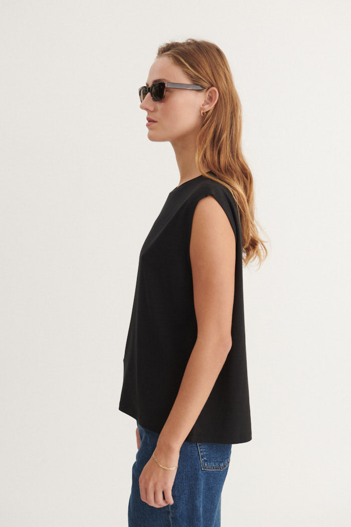 Basic Apparel Jolanda Tank Toppe 001 Black
