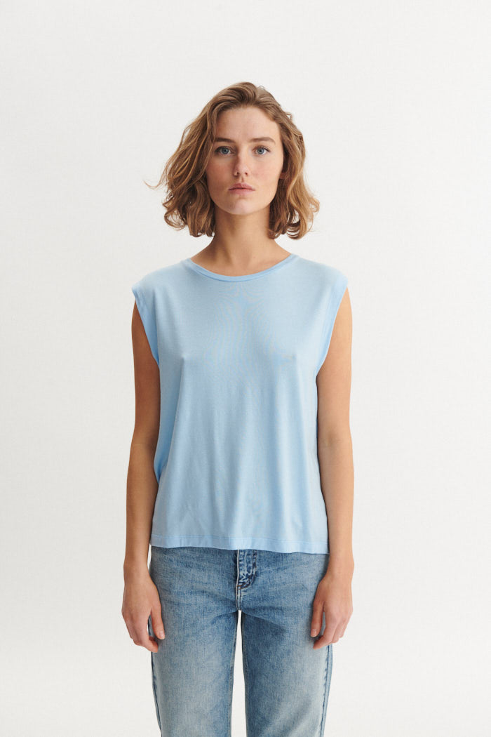 Basic Apparel Jolanda Tank Toppe 761 Dutch canal