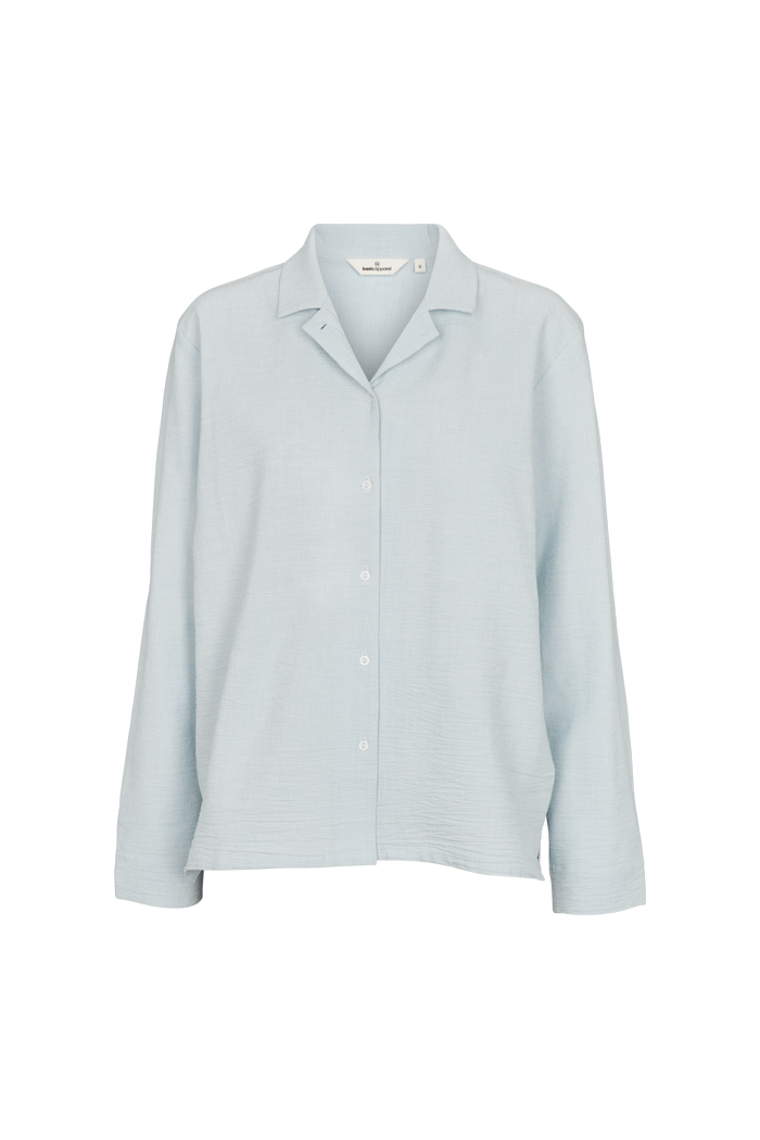 Basic Apparel Juna Pj Shirt PJ shirts & PJ pants 523 Ashley Blue/Whisper White