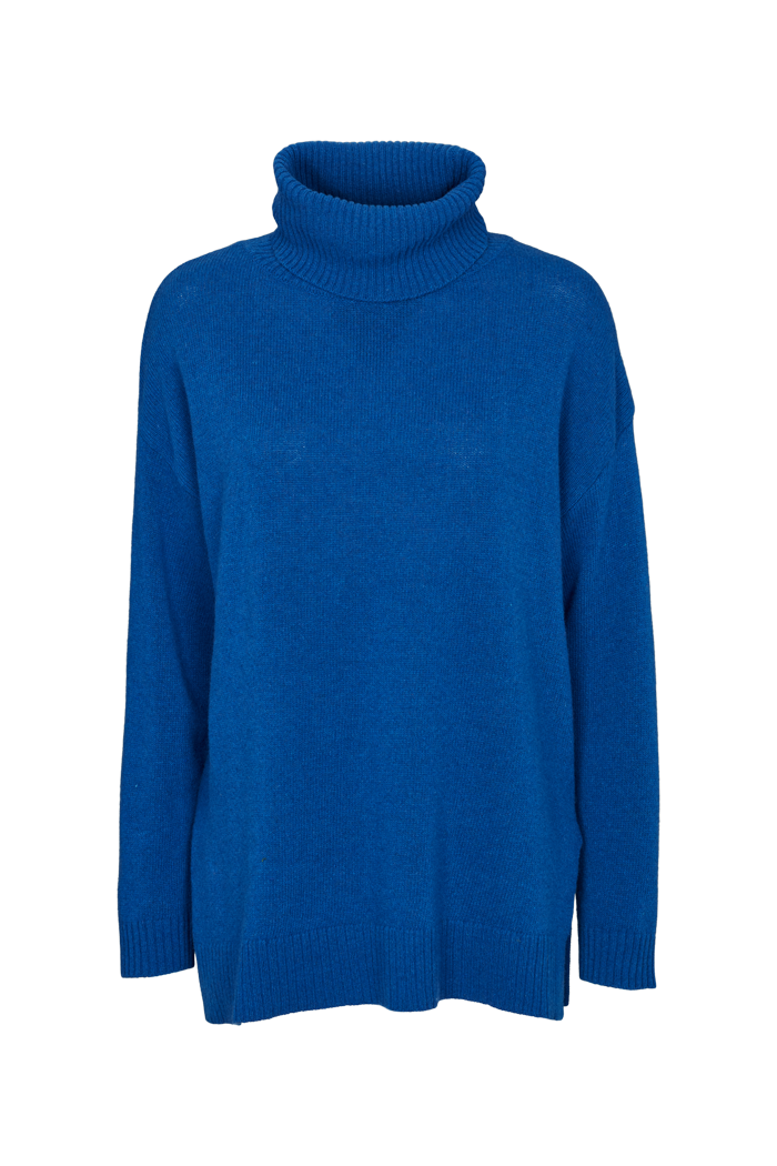 Basic Apparel Line T-Neck Sweaters 605 Princess Blue