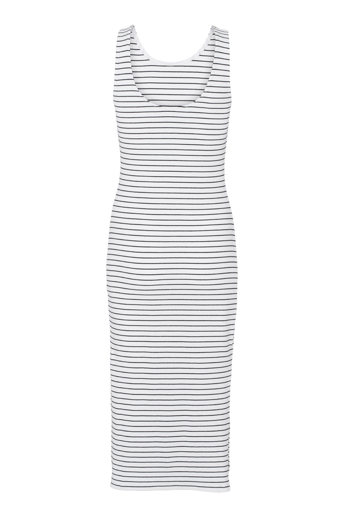 Basic Apparel Ludmilla Openback Dress Kjoler 702 Bright white / black