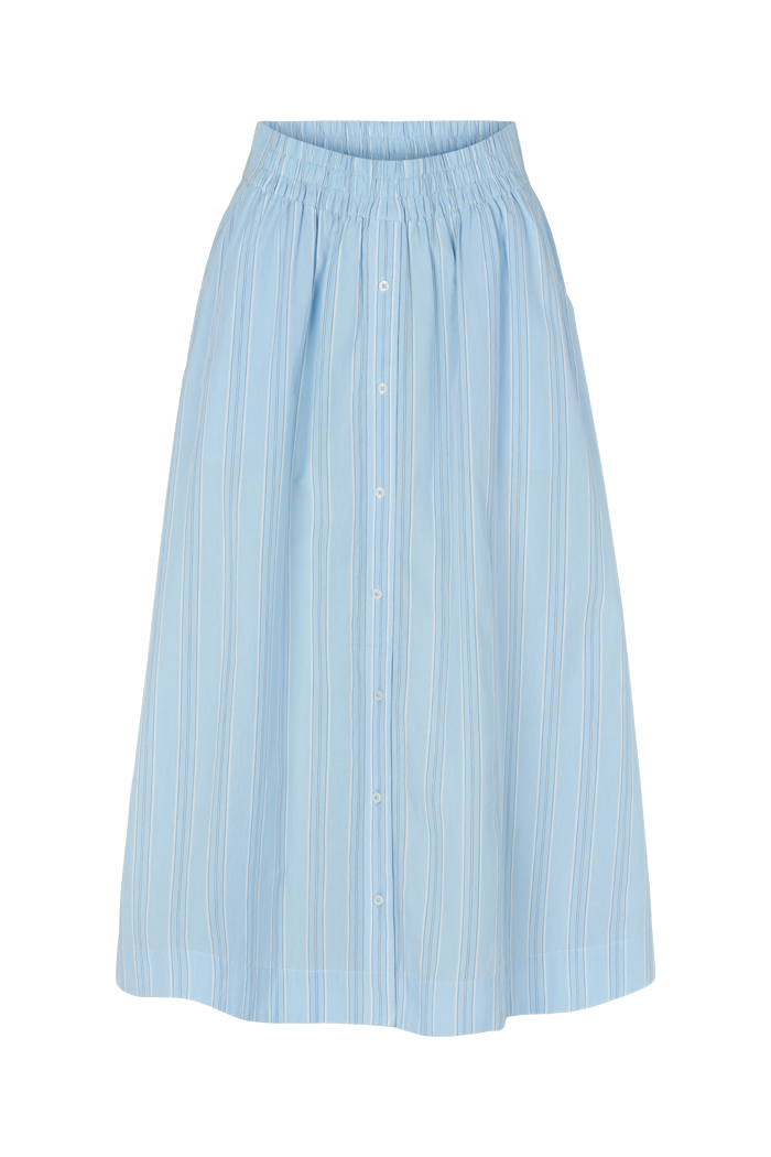 Basic Apparel Marina Skirt Nederdele 679 Airy blue / Lotus / Birch / Classic Blue