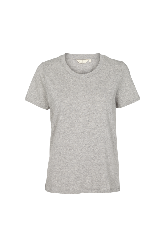 Basic Apparel Rebekka Tee T-shirts 094 Light Grey Mel.