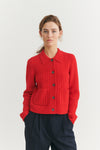 Selem Cable Jacket - Tomato