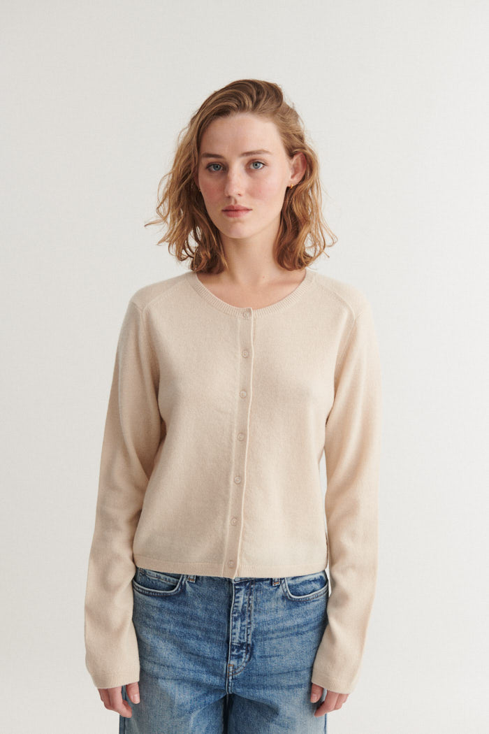 Basic Apparel Selem Cardigan Cardigans 883 Moonbeam