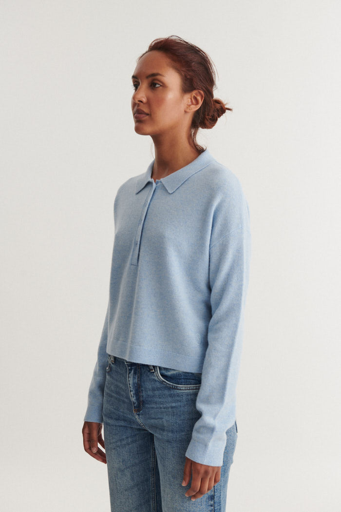 Basic Apparel Selem Polo Sweaters 038 Light Blue