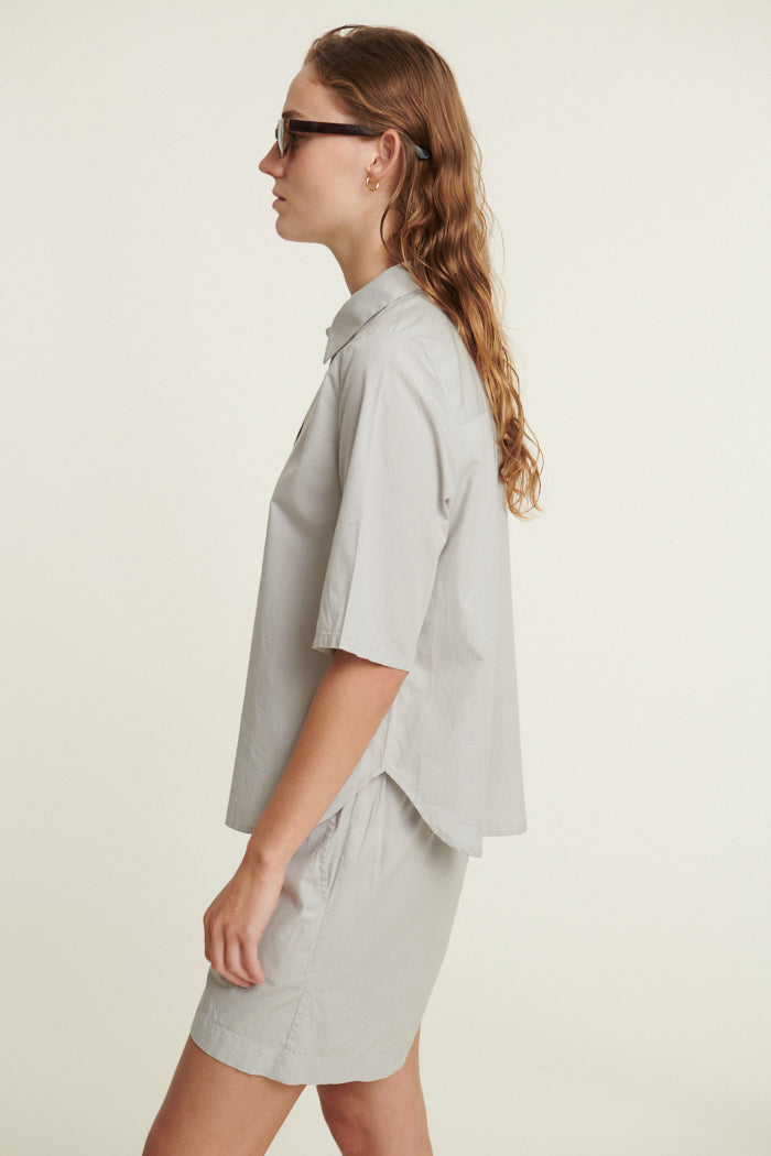 Basic Apparel Silje SS Shirt Skjorter 436 High rise