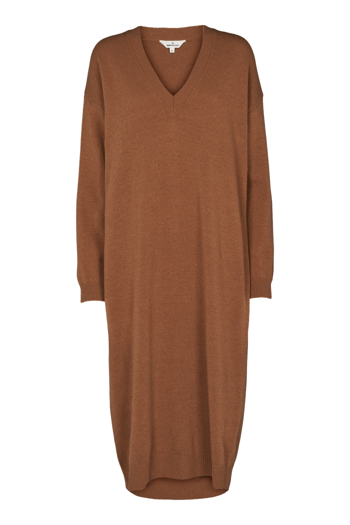 Basic Apparel Lise V-Dress Kjoler 458 Chipmunk