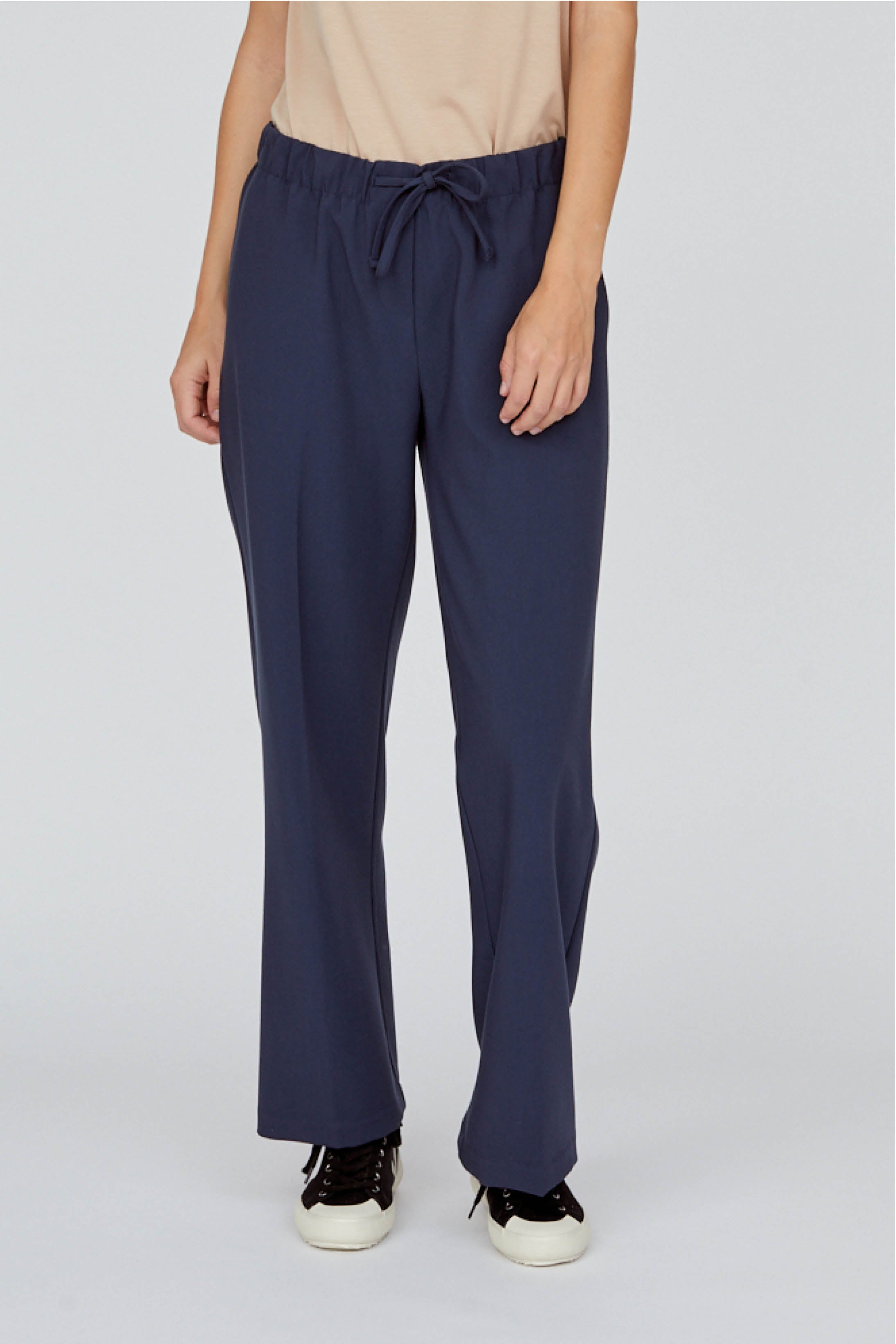 Basic Apparel Sage Loose Pants Bukser 048 Navy